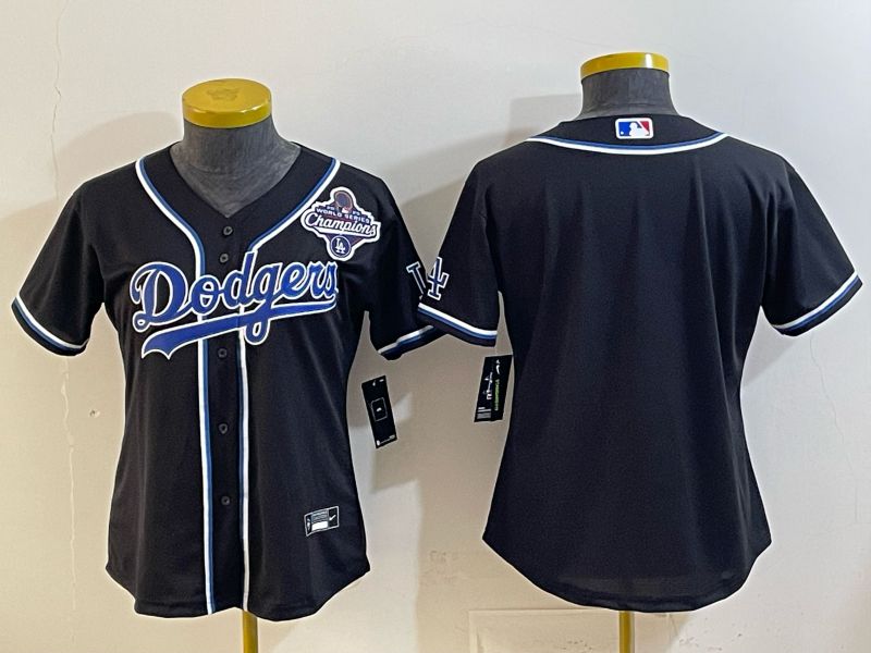 Youth 2026 Los Angeles Dodgers Blank Black Game Nike MLB Jersey style 004